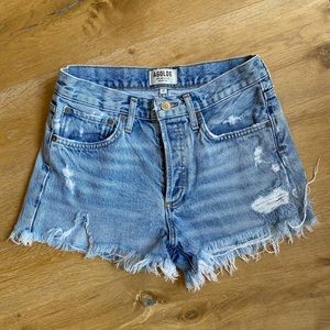 Agolde High Wasted Jean Shorts